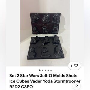 Star Wars Jell-O Molds Set - Black